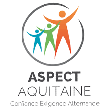 logo aspect aquitaine blanc